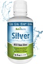 NutriNoche Colloidal Silver tención 99.99% Ultra Pure Crystalline Nano Silver Particles