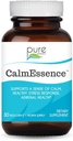 PURE ESSENCE LABS Calma Essence - Natural Sleeping Aid and Anti Stress Supplement for Adults - Calming Stress Relief (30 Capsules)
