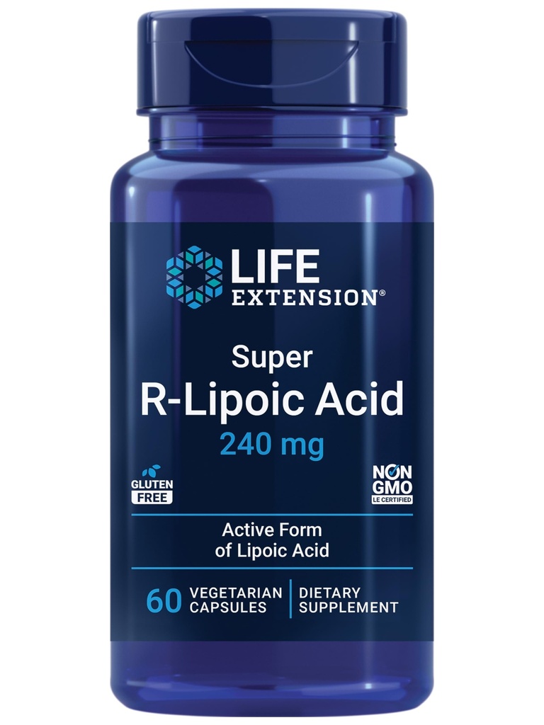 Life Extension Super R-Lipoic Acid, 240mg, 60-Count
