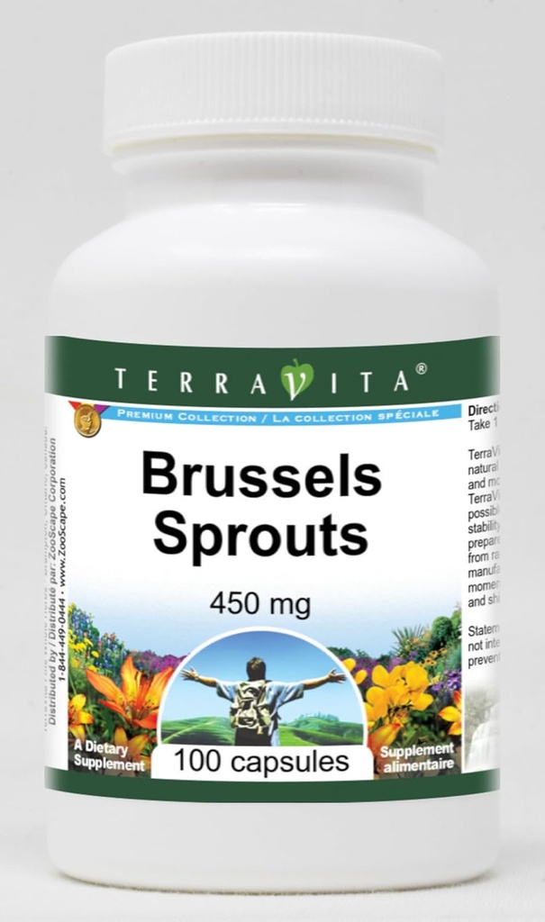Bruselas Sprouts - 450 mg (100 cápsulas, ZIN: 519408)