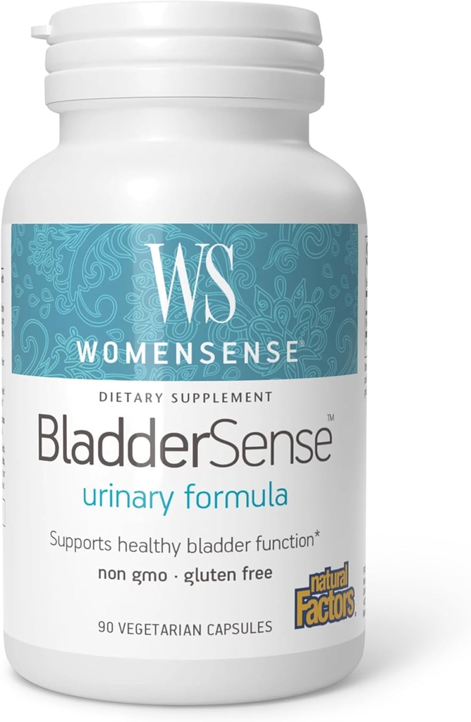 Natural Factors Womensense, BladderSense, 90 Vegetarian Capsules