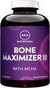 MRM Nutrición Bone Maximizer® III TENIDO CON MCHA + Vitamina D3 + Vitamina K2 TENIDO Bone Health TEN High Potency TEN Key Vitamins and Minerals for Bones ANTE 50 Servimientos