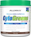 ALLMAX CYTOGREENS, Chocolate - 1.5 lbs - Supports Performance, Recovery & Energy - with Spirulina, Chlorella, Spinach, Barley Grass & Green Tea - 60 Servings
