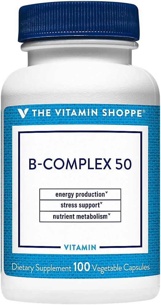 La vitamina Shoppe B-Complex 50 (100 cápsulas vegetales)