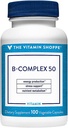 La vitamina Shoppe B-Complex 50 (100 cápsulas vegetales)