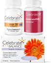 Celebrate Vitamins Bariatric Bundle – CelebrateONE Multivitamin, Iron with Vitamin C Chewables, and Balance Probiotic + Prebiotic – Essential Nutrition & Digestive Support for WLS Recovery