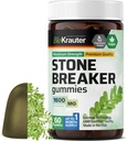 BIO KRAUTER Chanca Piedra Breaker Gummies - 1600 mg Fuerza - 60 Chews veganos - Natural Kidney &amp; Gallbladder Cleanse Suplemento