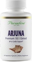 Herbs paradisiacos Arjuna, Soporte Cardiovascular, Mantenimiento de Presión Sanitaria, Salud cardíaca, Suplemento Antioxidante, Vegano, No GMO, Gluten Gratis, 60 cápsulas vegetarianas
