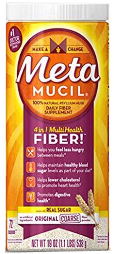Metamucil Coarse Original Texture Fiber 19 onzas