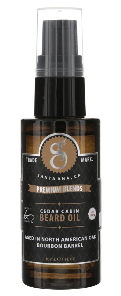 Suavecito Premium Blends Beard Oil - Leave-In Beard Conditioner For Softening Hair, Hydrating Skin, Eliminando la barba Dandruff, Healthy Beard Growth - 1 oz