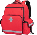 Empty, First Responder EMT Bag for EMS, Camping, Hiking, Home Health, Field Trips, Red (sólo de bebés, diseño patentado)