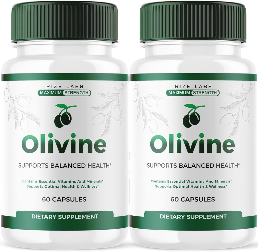 rize labs (2 Pack) Olivine Weight Loss Supplement, Olivine Capsules for Total Body Wellness and a Healthy Lifestyle, Olivine Pills for Leaner Physique, Olive Vine Reviews (120 Capsules)