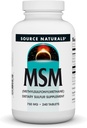 Fuente Naturals MSM (metilmetano), 750mg - 240 Tablets