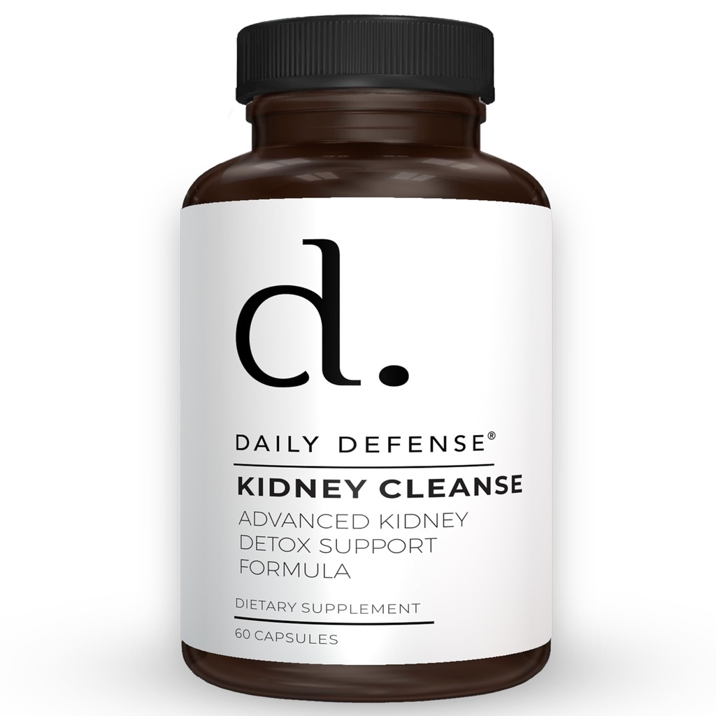 Apoyo al riñón Suplemento Limpiar el Riñón &amp; Detox Vitaminas con Chanca Piedra, Astragalus Root, Extracto de Arándano, Hoja de Sangrado, Polvo De Caballo, Juniper Berry &amp; Más - 60 Caps