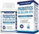 Probióticos Premium Puramente Optimal 60 Billones CFU w / Prebióticos orgánicos & enzimas digestivas