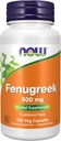 AHORA Suplementos de alimentos, Fenugreek (Trigonella foenum-graecum) 500 mg, Suplemento de hierbas, 100 cápsulas de verduras