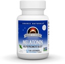 Fuente Naturals Melatonina, Ayuda a promover el sueño* 2,5 mg - 60 Lozenges saboreados de menta