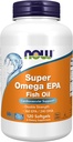 AHORA Suplementos de alimentos, Super Omega EPA, 360 EPA / 240 DHA, Molecularmente Destilado, Cardiovascular Support*, 120 Softgels