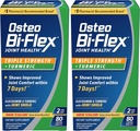Osteo Bi-Flex Triple Fuerza Glucosamina con Turmérica, Suplemento Conjunto de Salud, Tablas Coadas, Versión Original, 80 Cuenta (Pack of 2)