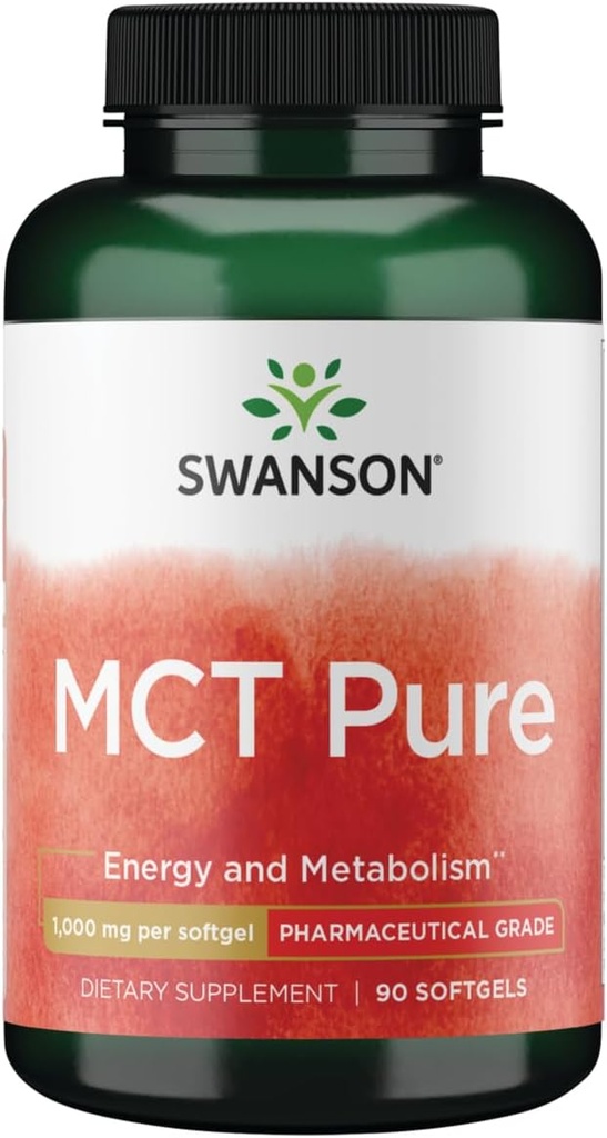 Swanson Farmacéutica Grado Mct Puro 1000 Milligrams 90 Sgels