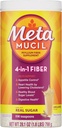 Metamucil, Psyllium Husk Powder, Unflavored Original Texture, with Sugar, 114 Servings, 4-in-1 Fiber Supplement, Daily Psyllium Husk Fiber Powder Ayuda Apoyo Digestive Health by Promoting Regularity*