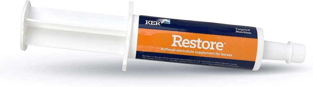 Kentucky Equine Research Restore Paste: Buffered Electrolyte Suplemento para Caballos, 60cc Tube