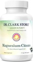 Dr. Clark Store Citrato de magnesio – 91mg, 100 cápsulas, apoya la producción de energía, la función de enzima " Sistema nervioso Salud