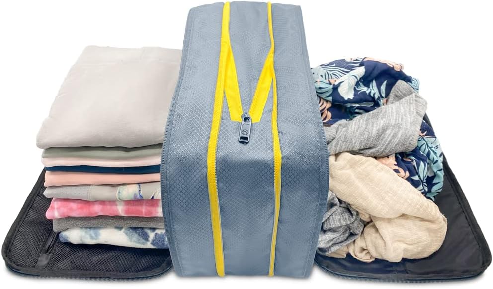 Biaggi Ultimate Compresión ZipCube Conjunto de 2 - Ampliables bolsas de organizadores de viajes para maletas, Ligero Cubos de embalaje para mujer &amp; hombres accesorios de viaje