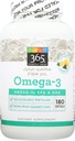 365 por Whole Foods Market, Omega-3 Lemon, 180 Cuenta