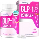 GLP-1 Supplement for Women & Men, GLP1 Supplements Women GLP-One Probiotics with Akkermansia Probiotic, Natural GLP1 for Immune, Digestion, Gut, GLP-1 Levels and Overall Health, Vegan - 60 Capsules