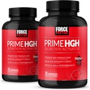 Factor de fuerza Primer HGH activación de la secreción, 2-Pack, HGH suplemento para hombres con alfaSize para ayudar a desencadenar la producción de HGH, aumentar la fuerza de entrenamiento, " Mejorar el rendimiento, 150 cápsulas