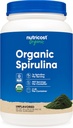 Nutricost Organic Spirulina Powder 2 LB - Pura Espirulina orgánica certificada