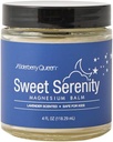 Elderberry Queen Sweet Serenity Magnesium Balm para dormir 4 oz, Kid Safe (Lavanda)