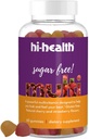 Hi-Health Sugar Free Gummy Multivitamin, Once Por Day, Ketogenic Vitamin, Vitamina C, Vitamina D, Plant Based, Gluten-Free, Natural Delicious Cherry & Strawberry Flavors (60 Gummies)