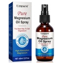 Pulverizador de aceite de magnesio puro, aceite de magnesio para pies, botella de vidrio de esparcido de magnesio tópico, esparcido de magnesio para pies, esparcimento corporal de magnesio, fácil de absorber " Uso -2.0 oz