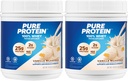 proteína pura Powder - Whey, Proteína alta, azúcar bajo, libre de gluten, sabor de crema de vainilla - 1 lb (paquete mayo Vary) (Pack of 2)