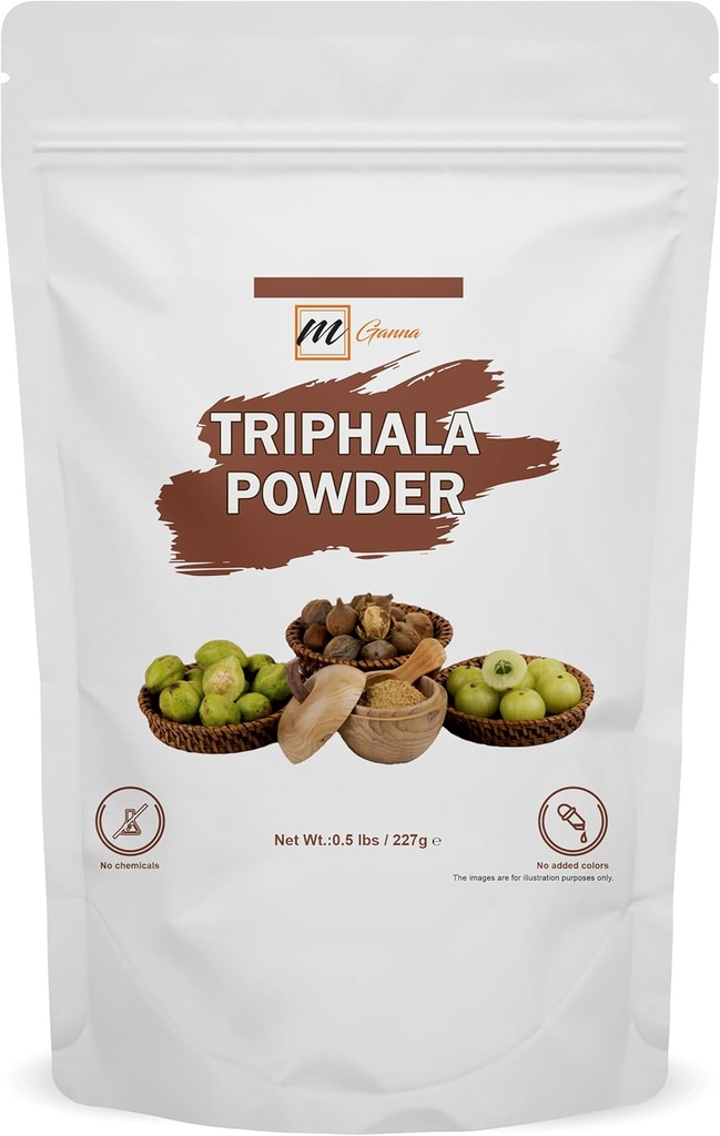 100% Natural Triphala Polvo para la piel y la atención de salud 227 GMS / 0.5 LBS