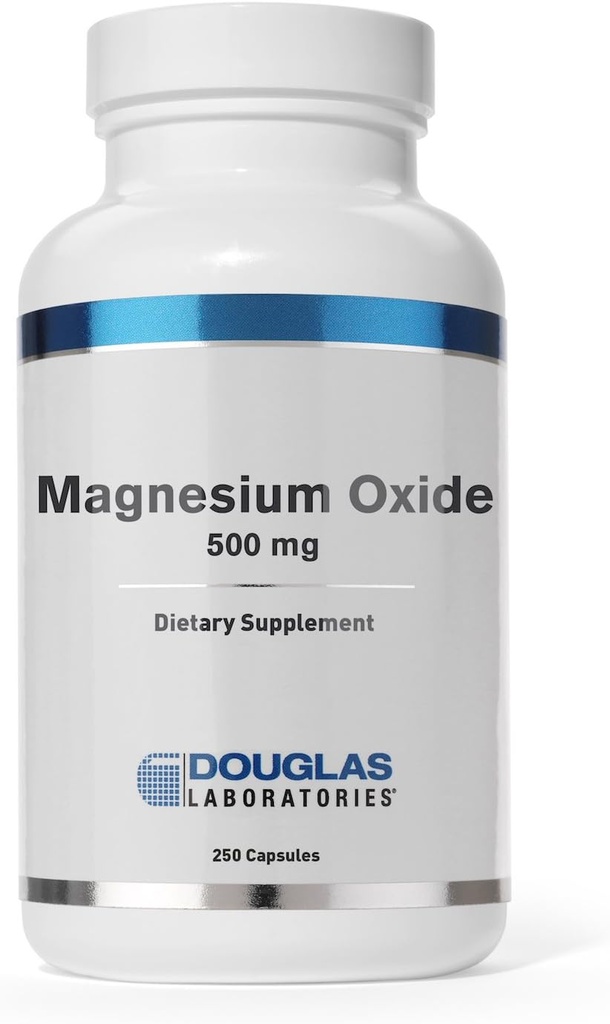 Douglas Laboratories® - Óxido de Magnesio - Soporta la función normal del corazón y la formación del hueso* - 250 cápsulas
