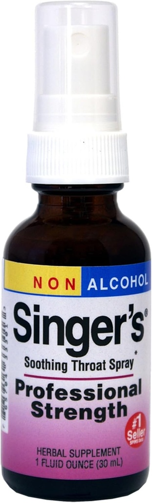 Herbs Etc. Ahorro de Singer Grace Professional Strength Non-Alcohol Spray - Herbal Support for Soothing Throat Comfort Spray with Yerba Mansa & Licorice - 1 fl oz (Aproximadamente 75 Servings)