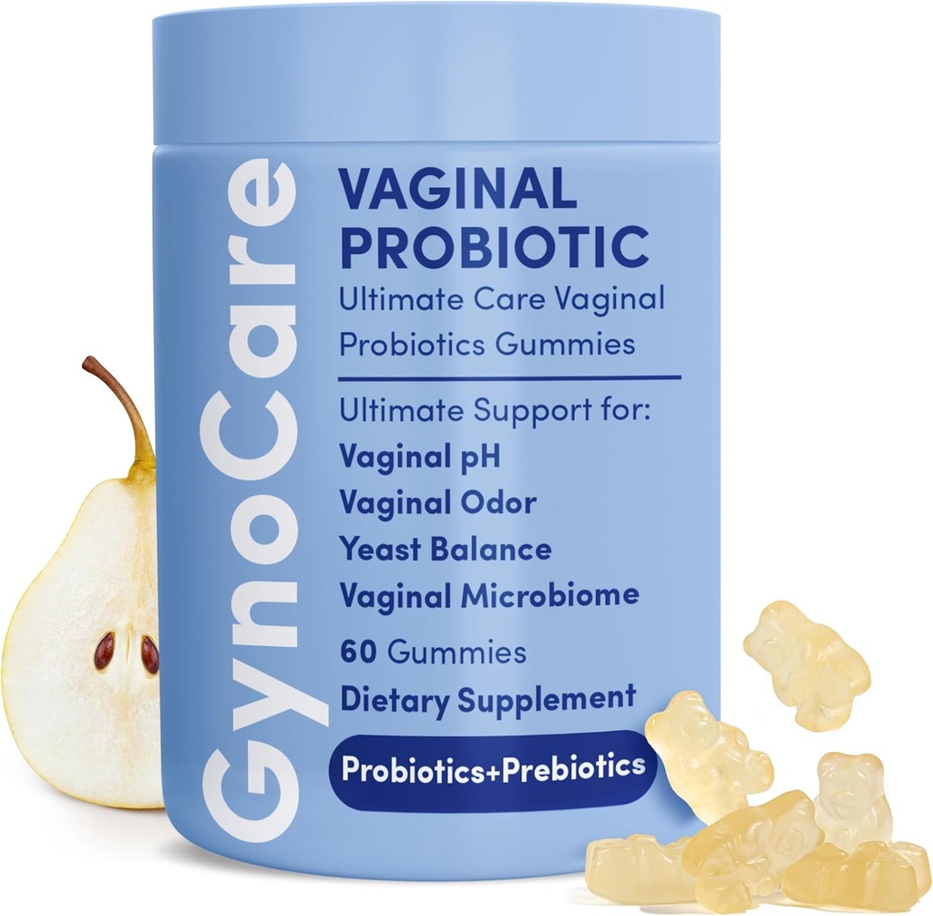 Vaginal Probiotics pH Balance Gummies For Women ← Prebióticos y Probióticos para Mujeres ← Suplemento Vaginal Femenino para Equilibrio y Salud Vaginal TEN Vaginal Odor Control 60 Gummies