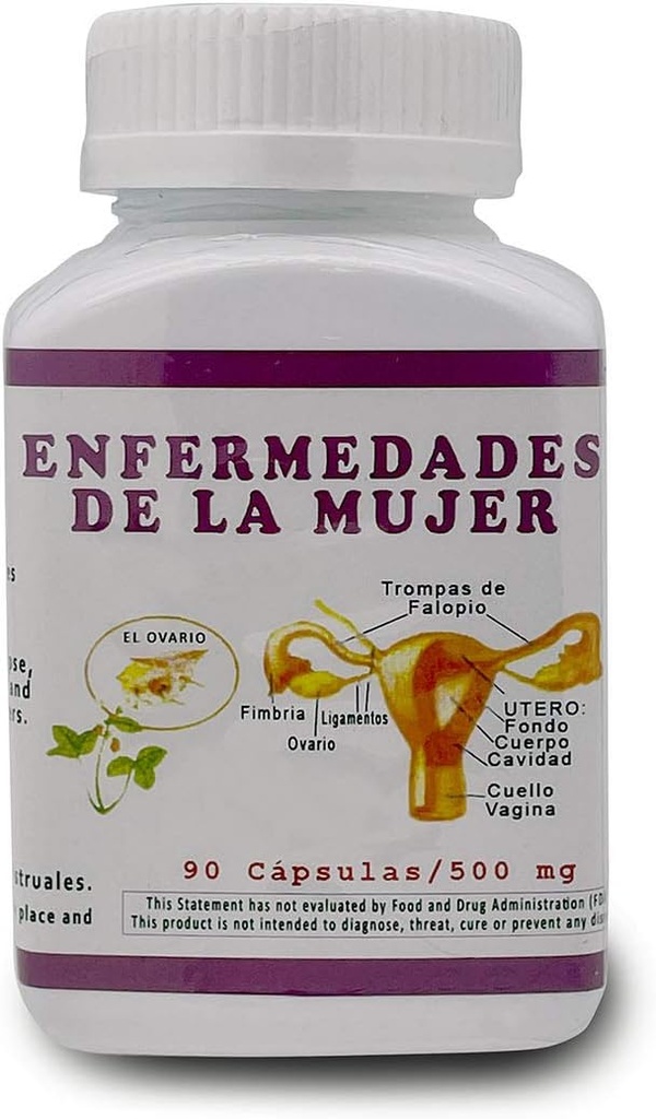 Enfermedades De La Mujer 500 mg 90 cápsulas