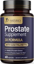 Prostate Health Supplements for Men 1000mg - 3X Strength with Saw Palmetto Blend Stinging Nettle Root &amp; Pumpkin Seed Support Complex - Supports Bath Trips Prostate &amp; Urinary Health - 60 cápsulas