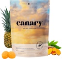 Canario Swift Soother Gummies ← Bromelain, Curcumin, Quercetin y suplemento Turmérico para la salud conjunta y la digestión - Vegan Tropical Pineapple Flavor, 60 Gummies