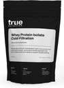 Verdadera Nutrición - Desagradable Whey Protein Isolate Cold-Filtration -100% Whey Protein Powder - 27g Protein per Serving - Mezcla fácilmente y sabores Grande - Tercera Parte Probada - Desagradable/Desapercibido - 1lb