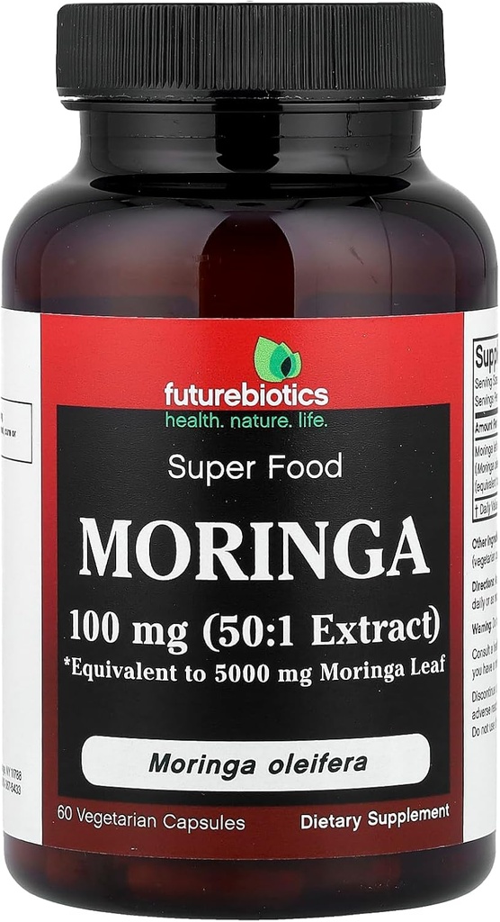 Futurobióticos Moringa 5000mg, 60 cápsulas vegetarianas