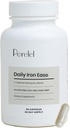 Perelel Daily Iron Ease, 15MG Iron Suplementos con Magnesio, Vitamina C, " Vitamina B12 para Nutrientes " Energy Support, Capsules for Women and Men, Soy, Dairy " Gluten Free, Non GMO, 30 Pills