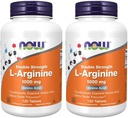 Ahora Alimentos Arginina 1000mg, 120 pestañas (Pack de 2)