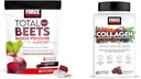 Factor de fuerza Total Beets Presión de sangre Soporte 60 Chews y Collagen Boosting Superfoods 60 Chews suaves para la salud del corazón, la piel, el cabello y las uñas