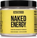 NAKED Energy – Estim Free Pre Workout Caffeine Free, para Hombres y Mujeres, Vegan Friendly, Sin Dulces Artificiales, Colores o Sabores – 50 Servings