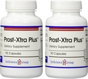 Prost-Xtra Plus (2 Bottle kit) with Rye Grass, 300mg Plant Sterols, Saw Palmetto, Zinc, Vitamin E 90 Capsules Each